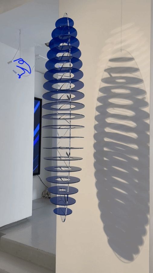 Dynamique du bleu — 2021 · Galerie Denise René, Paris