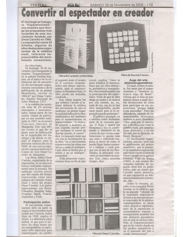 El Nuevo País: Convertir al espectador en creador