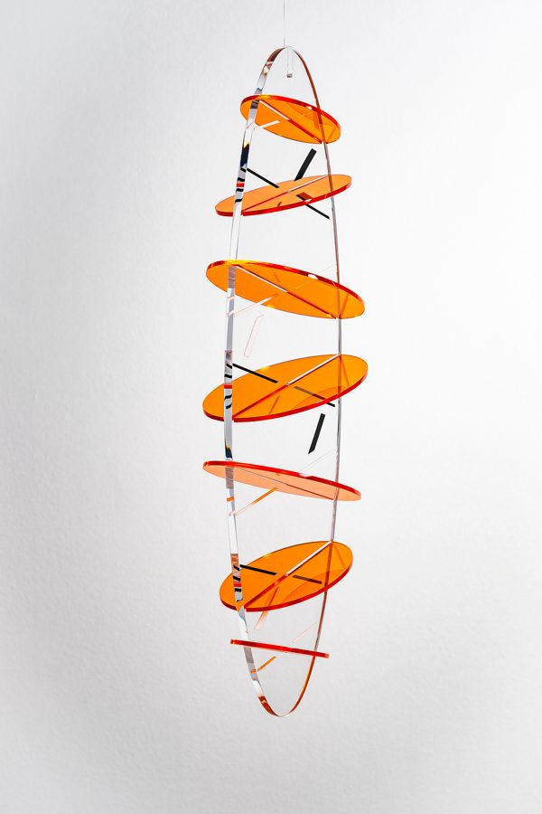 Elipses Inclinadas (Orange) — Inés Silva